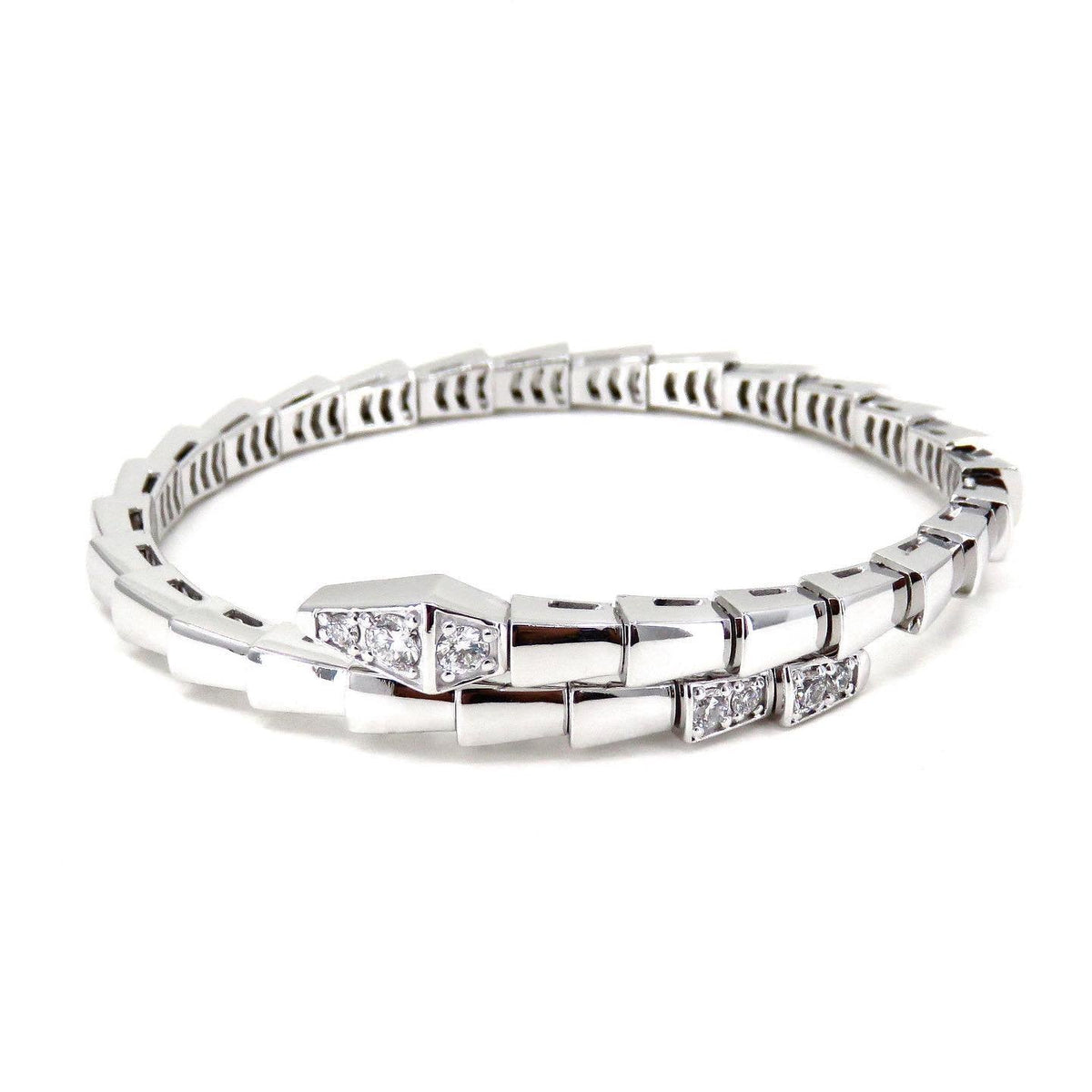 [Stellar Jewelry]SERPENTI BRACELET DIAMONDS SILVER