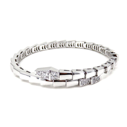 [Stellar Jewelry]SERPENTI BRACELET DIAMONDS SILVER