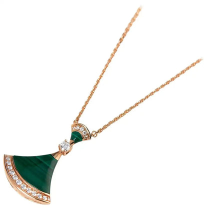 [Stellar Jewelry]DREAM NECKLACE MALACHITE DIAMOND