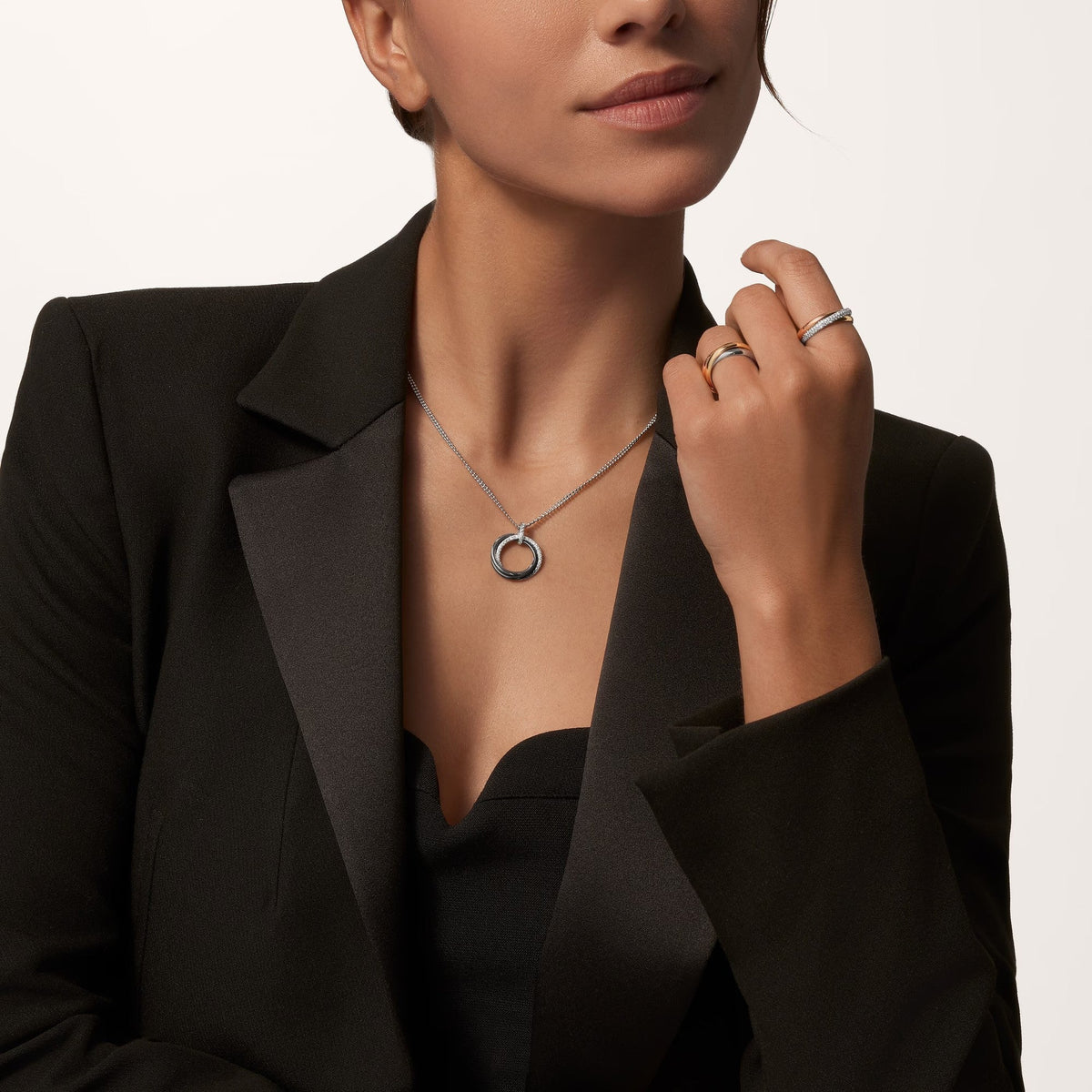 [Stellar Jewelry]TRINITY CERAMIC NECKLACE
