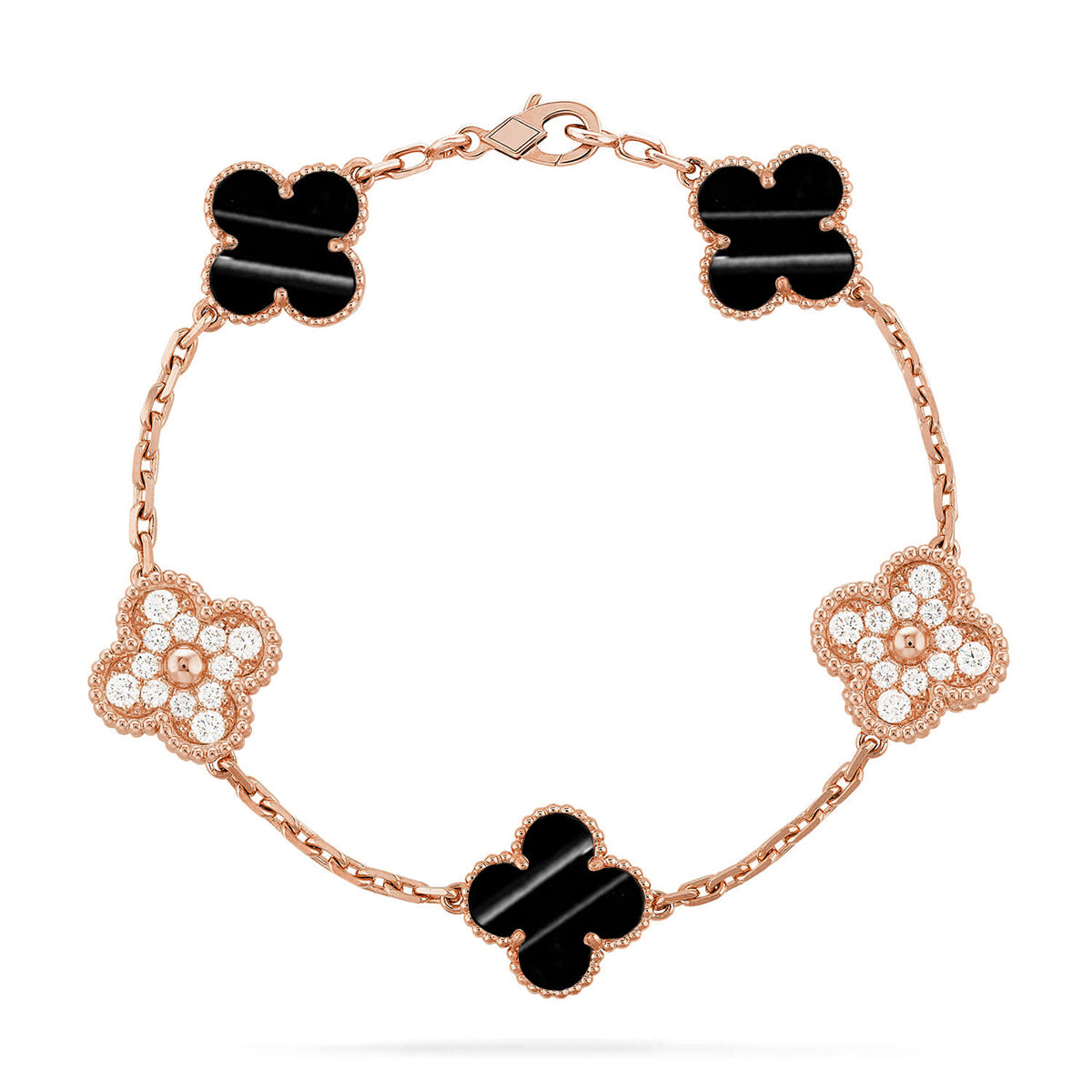 [Stellar Jewelry] CLOVER 5 MOTIF PULSAR STONE BRACELET COLLECTION
