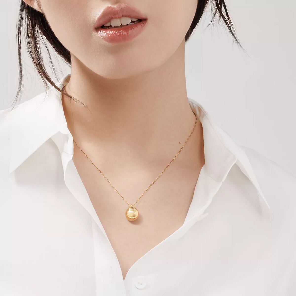 [Stellar jewels]BALL PENDANT 12.75MM NECKLACE