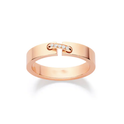 [Stellar Jewelry]ALLIANCE LIENS VIDENCE DIAMOND 4MM RING