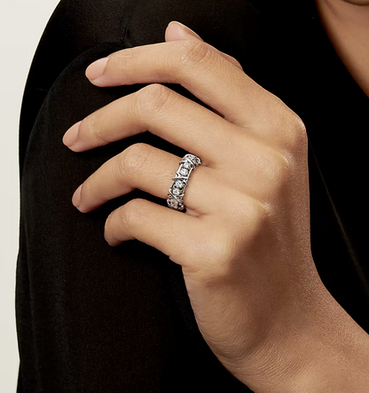 [Stellar jewels]SIXTEEN STONE SILVER RING