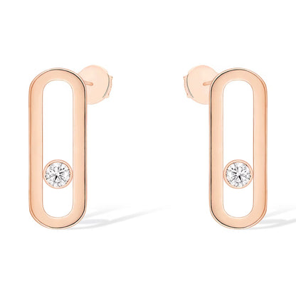 [Stellar Jewelry]MOVE UNO SMALL 1 DIAMOND EARRINGS