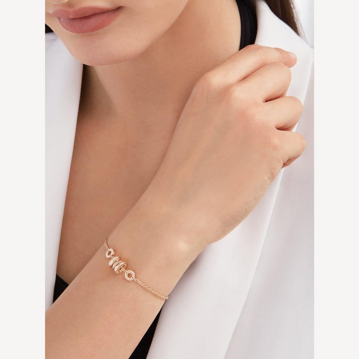 [Stellar Jewelry]ZERO 1 SOFT PINK GOLD BRACELET