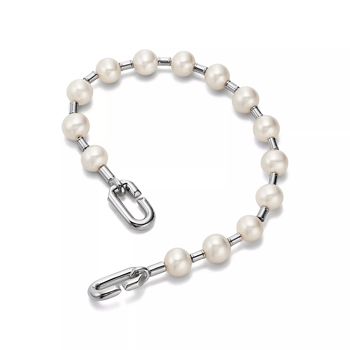 [Stellar jewels]PEARL 7-8MM SILVER BRACELET