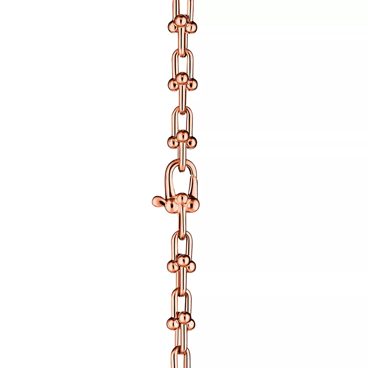 [Stellar jewels]HARDWEAR MICRO LINK 44 MOTIF PINK GOLD BRACELET