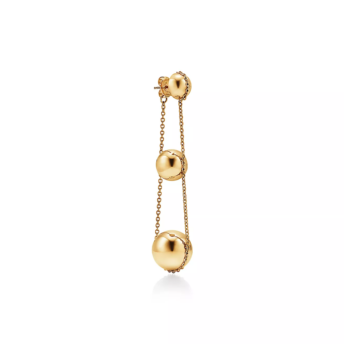 [Stellar jewels]TRIPLE DROP GOLD EARRINGS