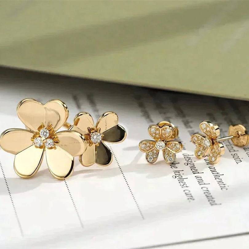 [Stellar Jewelry]CLOVER COMOS GOLD DIAMOND RING