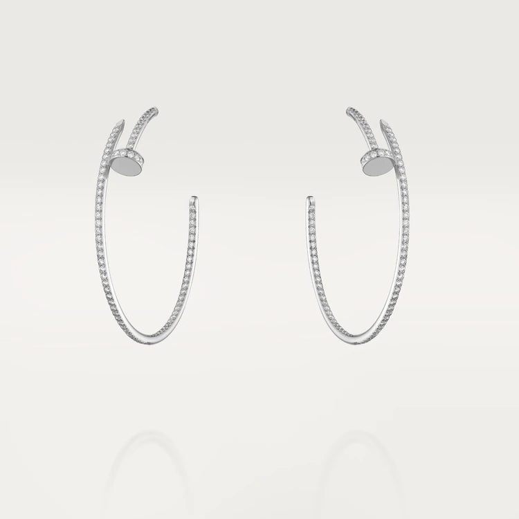 [Stellar Jewelry]JUSTE EARRINGS FULL DIAMONDS 1.8MM