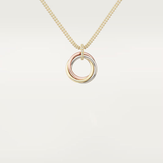 [Stellar Jewelry]TRINITY MEDIUM  DIAMONDS NECKLACE