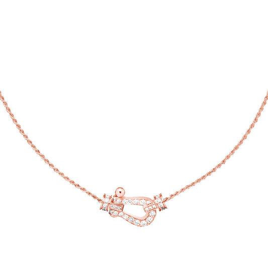 [Stellar Jewelry]FORCE 10 PINK GOLD DIAMOND NECKLACE