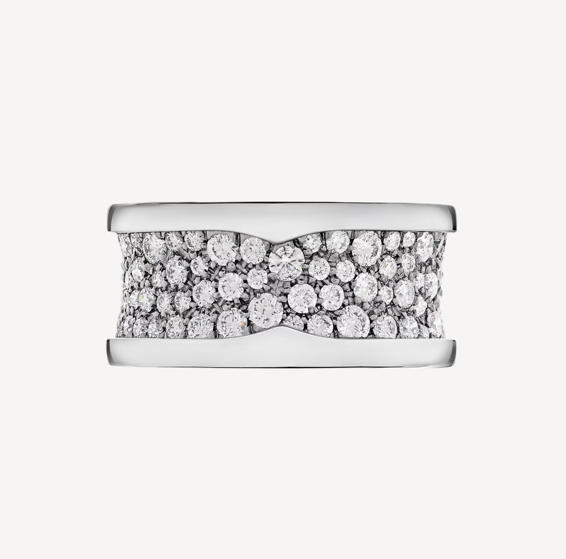 [Stellar Jewelry]ZERO 1 WITH PAVED DIAMONDS ON THE SPIRAL RING