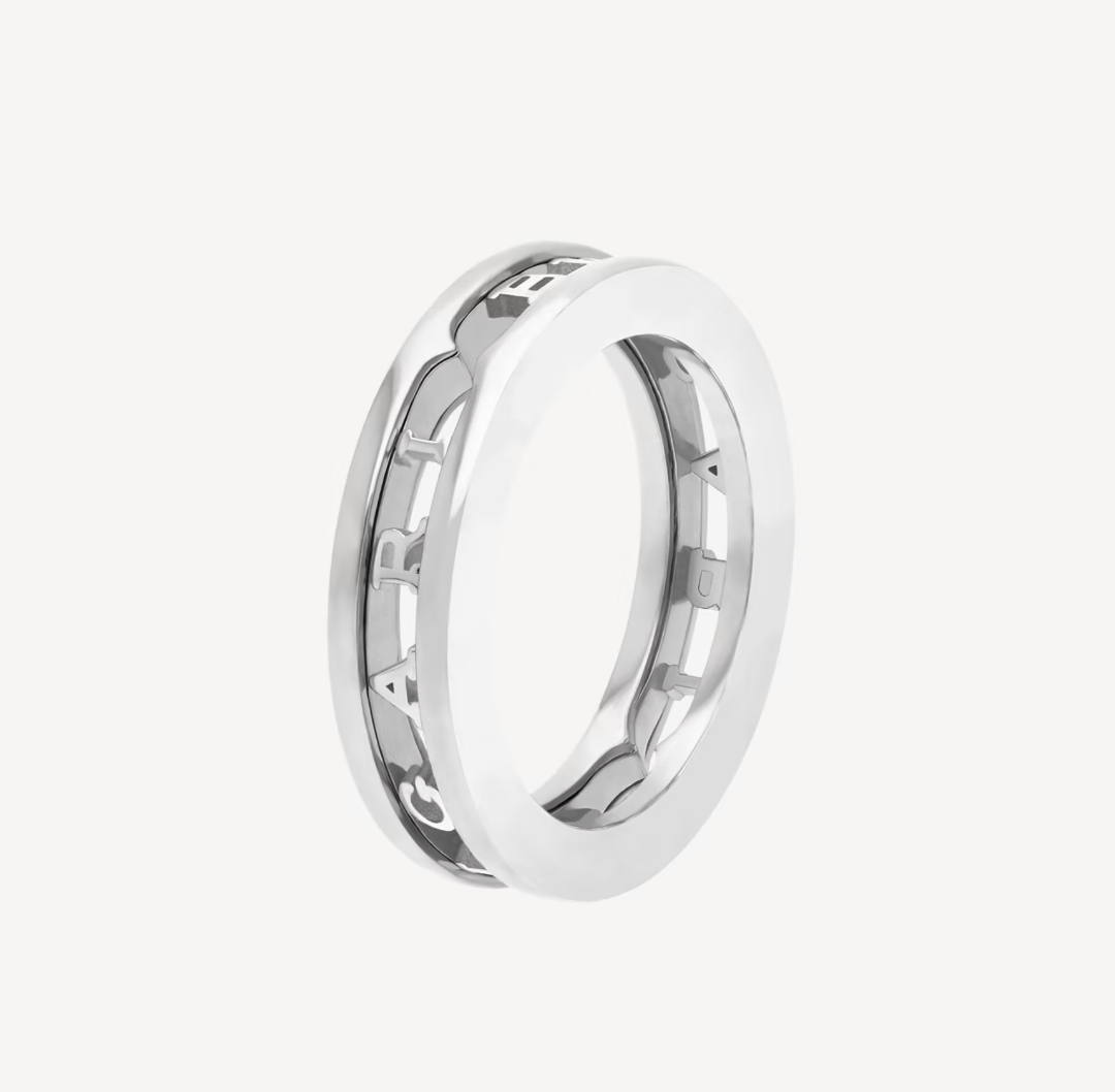 [Stellar Jewelry]ZERO 1 ONE-BAND WITH OPENWORK LOGO SPIRAL RING