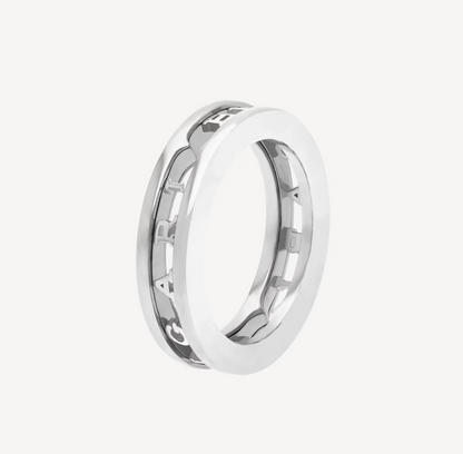[Stellar Jewelry]ZERO 1 ONE-BAND WITH OPENWORK LOGO SPIRAL RING