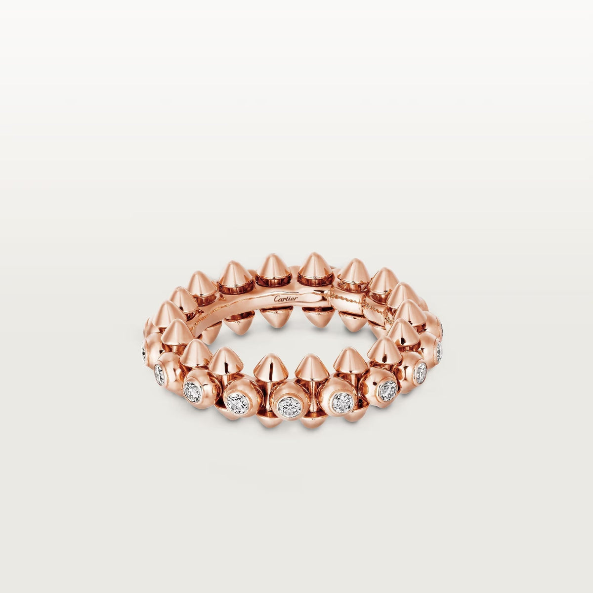 [Stellar Jewelry]CLASH 6.8MM DIAMOND MEDIUM RING