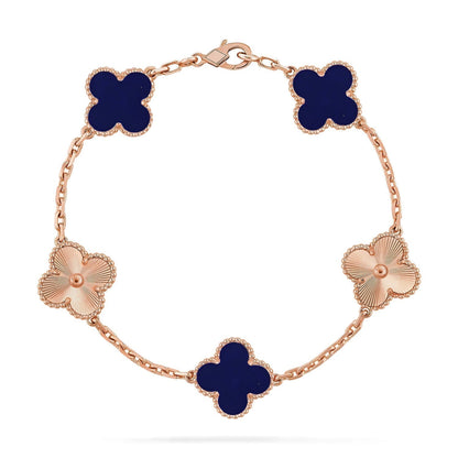 [Stellar Jewelry]CLOVER 5 MOTIF LAPIS LAZULI BRACELET COLLECTION