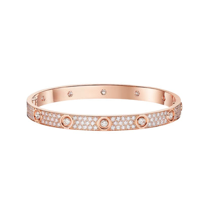 [Stellar Jewelry]LOVE BRACELET 6.1MM DIAMOND-PAVED 10 BIG DIAMONDS