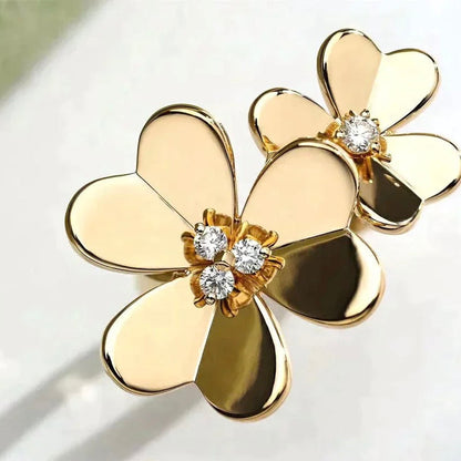 [Stellar Jewelry]CLOVER COMOS GOLD DIAMOND RING