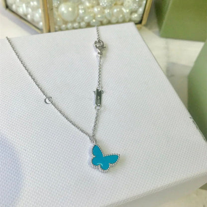 [Stellar Jewelry]BUTTERFLY TURQUOISE BUTTERFLY BRACELET SILVER