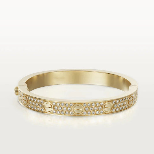 [Stellar Jewelry]LOVE BRACELET 6.1MM DIAMOND-PAVED