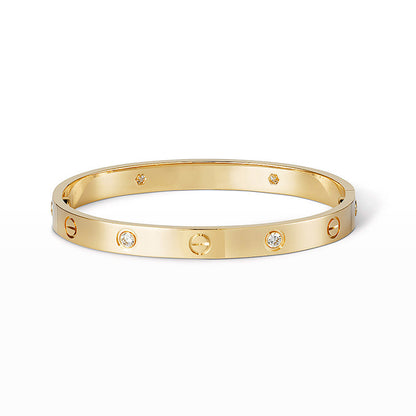 [Stellar Jewelry]LOVE BRACELET 6.1MM 4 DIAMONDS