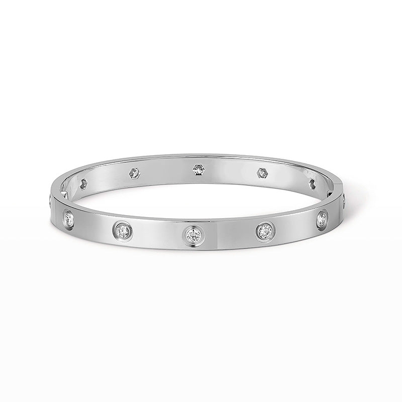 [Stellar Jewelry]LOVE BRACELET 6.1MM 10 DIAMONDS