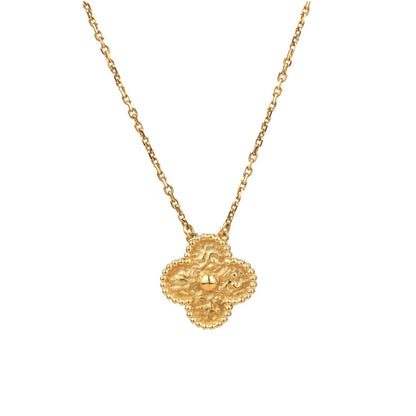 [Stellar Jewelry]CLOVER 15MM  BRONZING NECKLACE