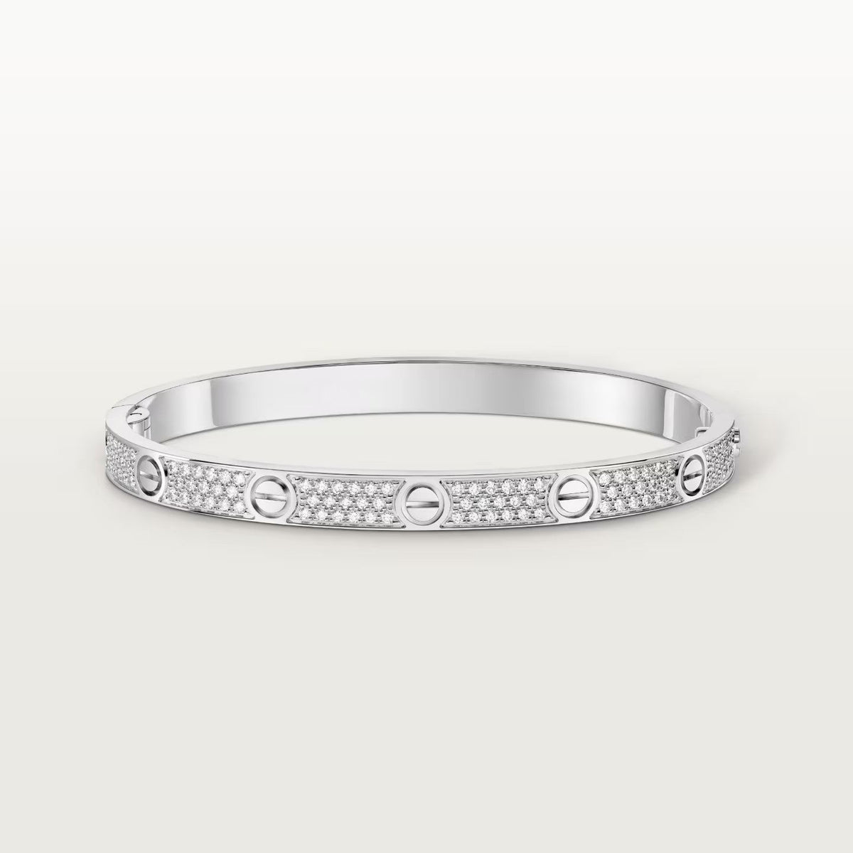 [Stellar Jewelry]LOVE BRACELET 4.8MM DIAMOND-PAVED