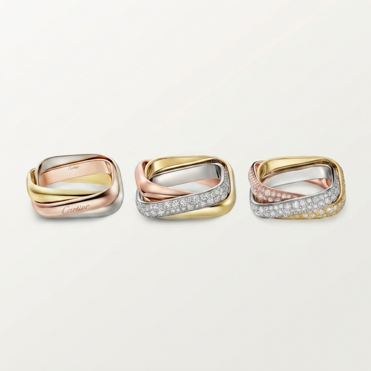 [Stellar Jewelry]TRINITY 3.5MM CUSHION RING COLLECTION