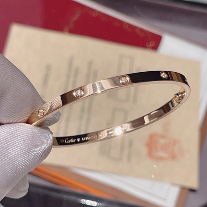 [Stellar Jewelry]LOVE BRACELET 3.65MM 10 DIAMONDS