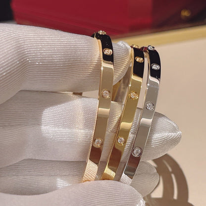 [Stellar Jewelry]LOVE BRACELET 3.65MM 10 DIAMONDS