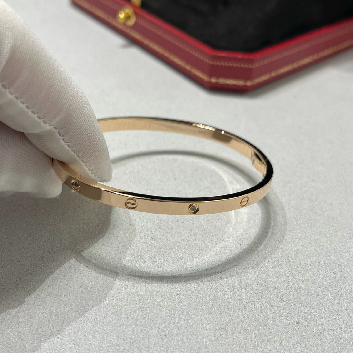 [Stellar Jewelry]LOVE BRACELET 3.65MM 6 DIAMONDS