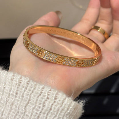 [Stellar Jewelry]LOVE BRACELET 6.1MM DIAMOND-PAVED