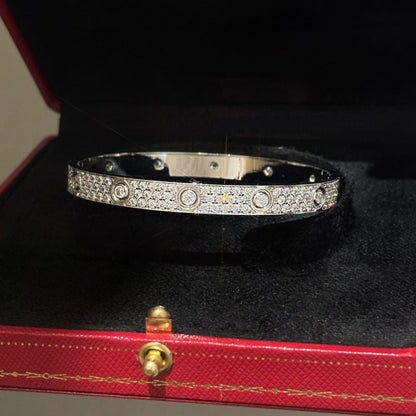 [Stellar Jewelry]LOVE BRACELET 6.1MM DIAMOND-PAVED 10 BIG DIAMONDS