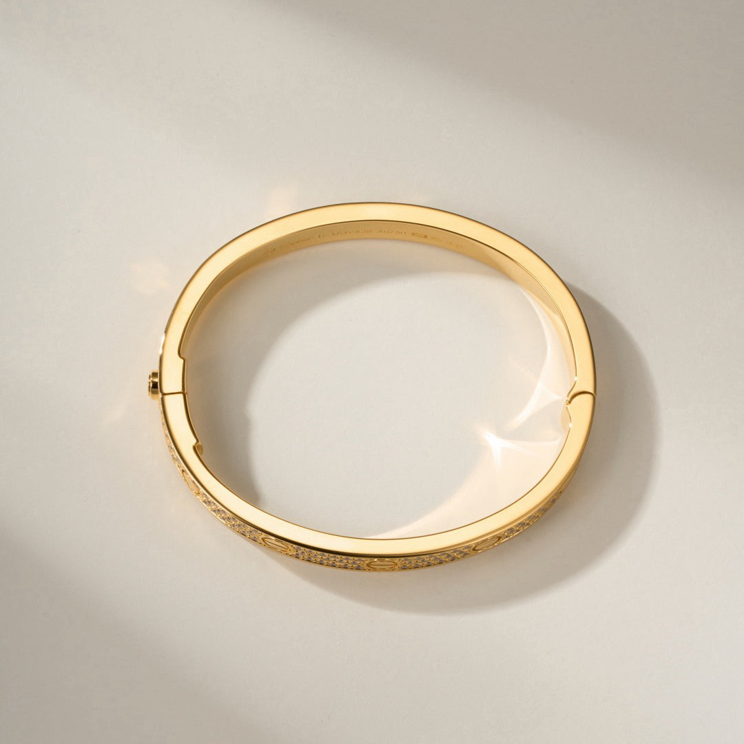 [Stellar Jewelry]LOVE BRACELET 6.1MM DIAMOND-PAVED