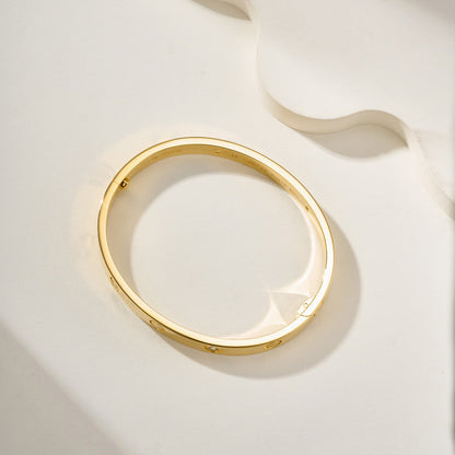 [Stellar Jewelry]LOVE BRACELET 6.1MM 4 DIAMONDS