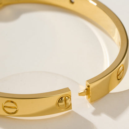 [Stellar Jewelry]LOVE BRACELET 6.1MM 4 DIAMONDS