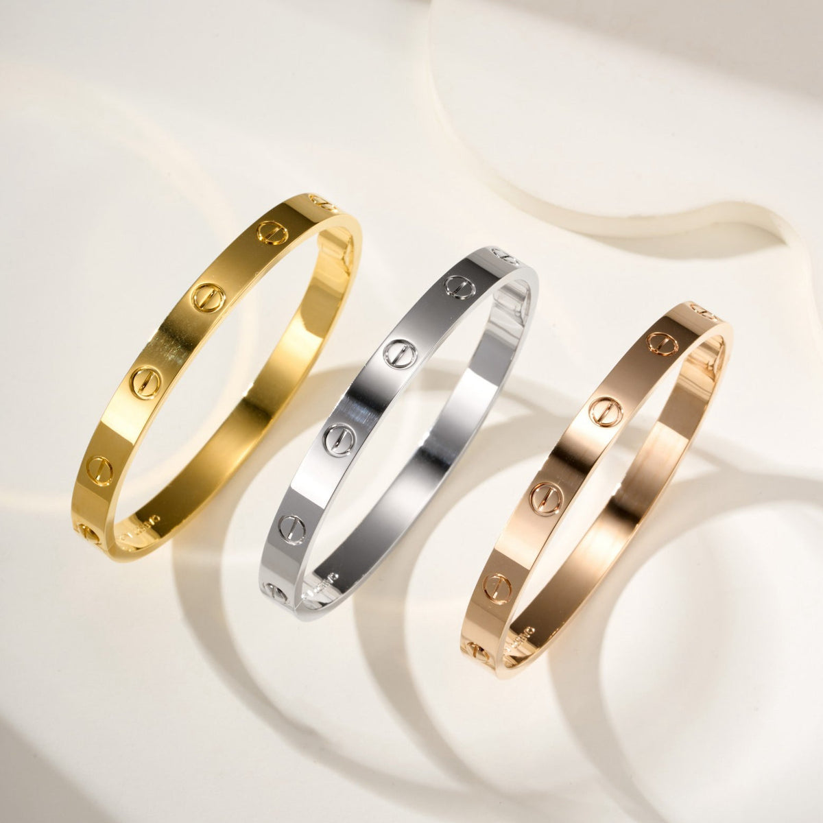 [Stellar Jewelry]LOVE BRACELET 6.1MM NO DIAMONDS