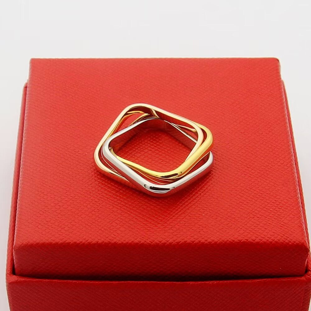 [Stellar Jewelry]TRINITY 3.5MM CUSHION RING COLLECTION