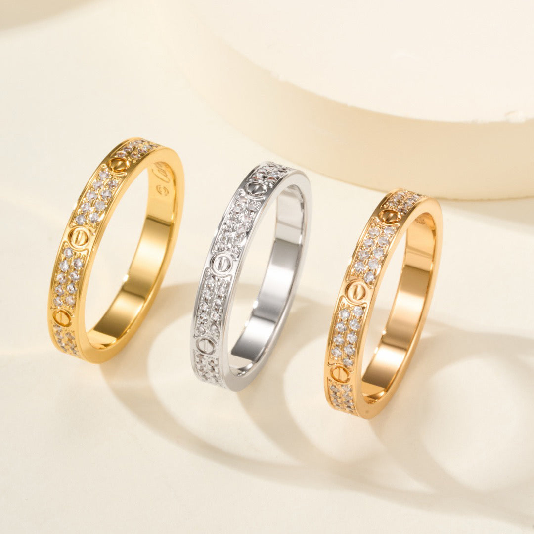 [Stellar Jewelry]LOVE RING 2.65MM DIAMOND