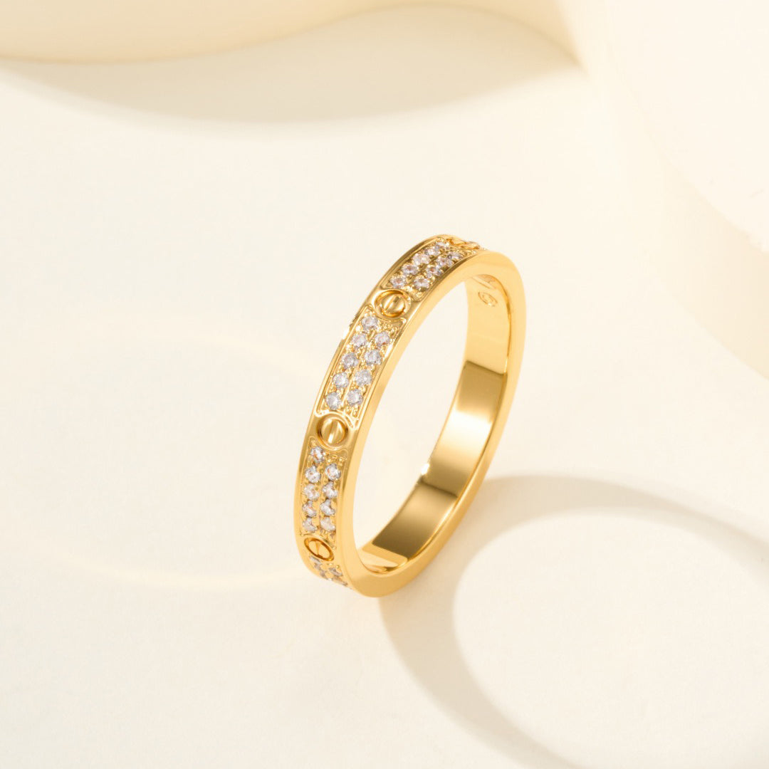 [Stellar Jewelry]LOVE RING 2.65MM DIAMOND