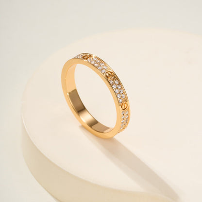 [Stellar Jewelry]LOVE RING 2.65MM DIAMOND