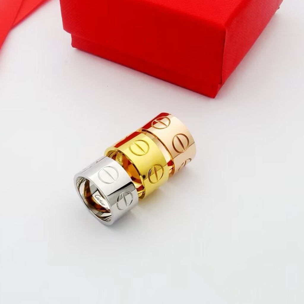 [Stellar Jewelry]LOVE 11MM LARGE RING