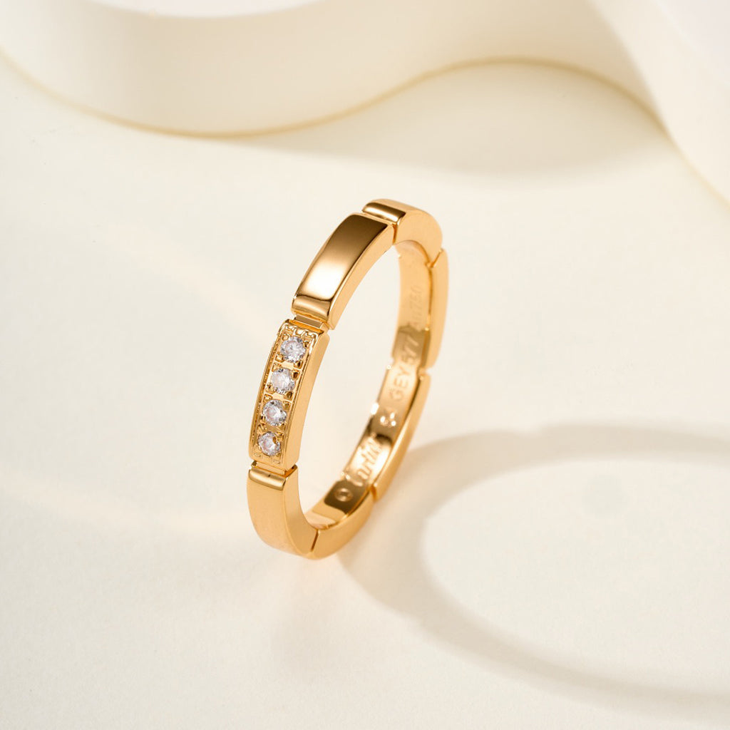 [Stellar Jewelry]MAILLON PANTHERE 4 DIAMOND RING