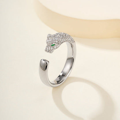 [Stellar Jewelry]PANTHERE HALF DIAMOND SMALL RING