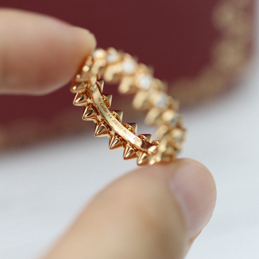 [Stellar Jewelry]CLASH 6.8MM DIAMOND MEDIUM RING