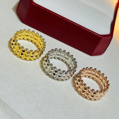[Stellar Jewelry]CLASH 9.2MM DOUBLE ROW RING