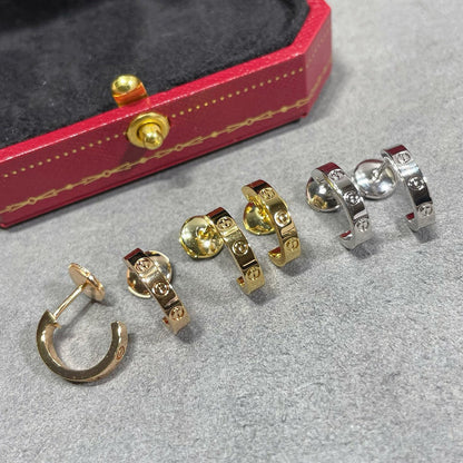 [Stellar Jewelry]LOVE EARRINGS 2.65 MM NO DIAMOND SMALL